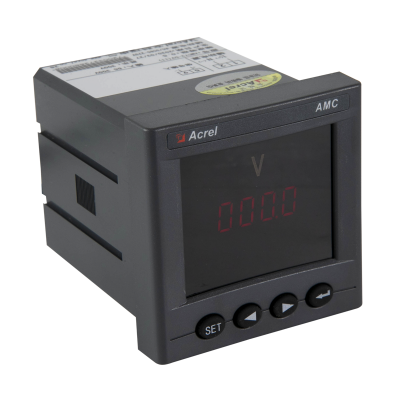 Acrel AMC72-DV DC programmable voltmeter LED display Primary voltage 1000V