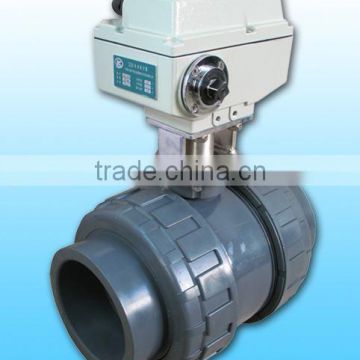 KLD1500 2-way control Ball Valve(upvc) for automatic control,water treatment, process control, industrial automation