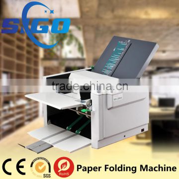 SG-298a3 electrical paper folding machine automic folding machine