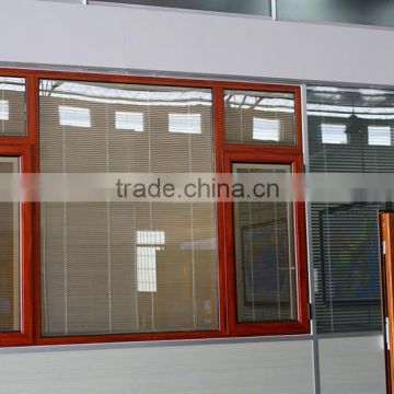 With blinds aluminum thermal break window, for office and residential function