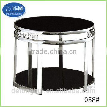 Home furniture glass round coffee table (058#)
