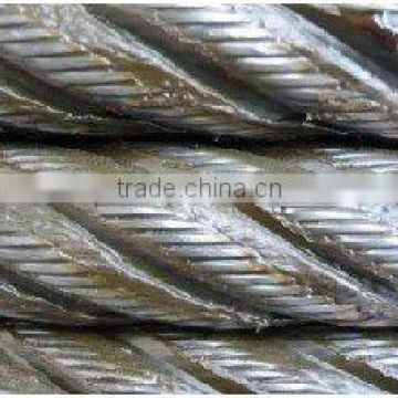 crane and hoists 6*37 Steel wire rope manufacturer