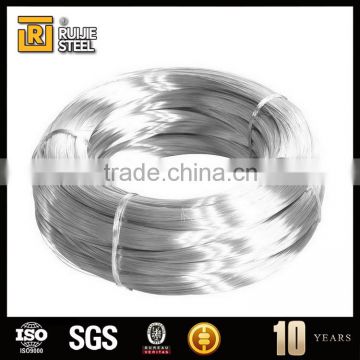 3mm diameter galvanized steel wire/BWG9 hot dip galvanized wire