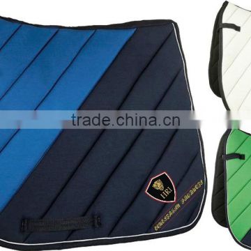 Horse Cotton Two Tone Saddle Pads / Horse Riding Quilted Saddle Pads / All Round Horse Colors Saddle Pads