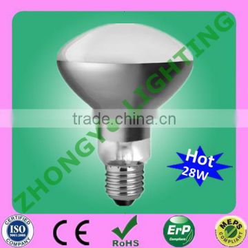 R95 220-240V 28W reflector forsted bulb halogen lamp E27