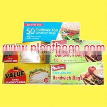 HDPE cheap sandwich bags with large supply