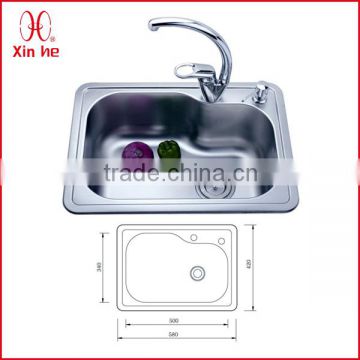 SUS304 kitchen sinks stainless steel