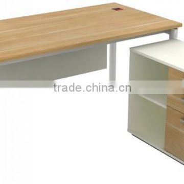 Modern office table with open screen partition workstation furniture