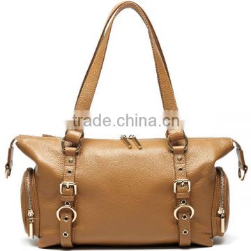 2014 designer Guangzhou Factory lady leather handbag goldfish