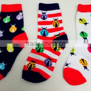 Ladybug Graphics anklet sock