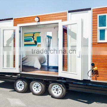 china factory container house with wheels