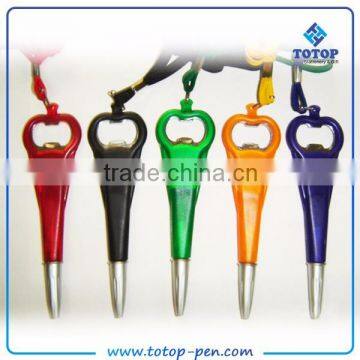 promotional highlighter translucent Lanyard pen