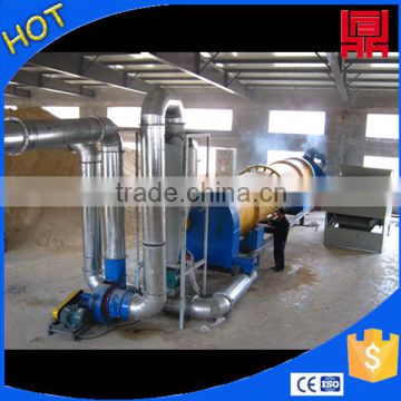 Roatory dryers for drying wood shavings with biomass burner
