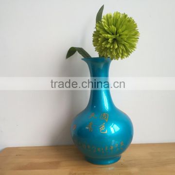 High quality home decor ceramic green vase