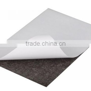 A4 blank double sided adhesive thin pvc laminated soft big roll magnetic rubber sheet material fridge