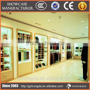 retail clothes store baking paint coated mdf board for interior design