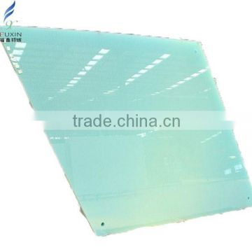 white silk screen printing glass table top/furniture glass/glass table top