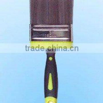 Paint brush with soft TPR handle