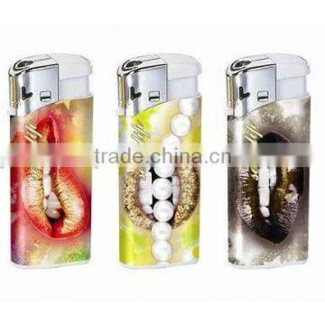 mini gift plastic gas lighter with wrapper