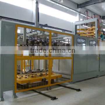 Three stations refrigerator vacuum thermoforming machine for cabinet/door inner liner