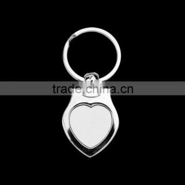 High quality Heart shape sublimation key Rings KR-071