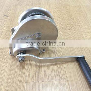 LIFTKING stainless steel boat winch with two brakes