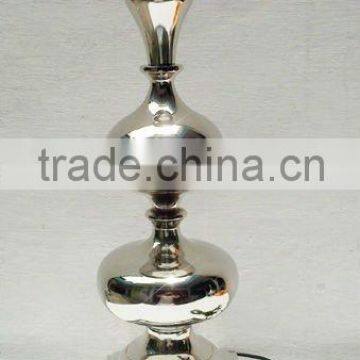 Metal Table Lamp with silver Finish