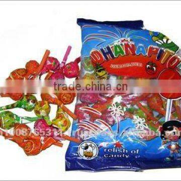 Cartoon Fruit Whistle Lollipop