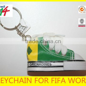 world cup 2014 cheap foootball shoes keychains