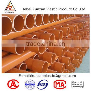 Electrical CPVC cable protection pipe