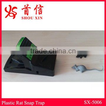 Non wooden plastic rat snap trap mice trap easy to use by foot or hand SX-5006