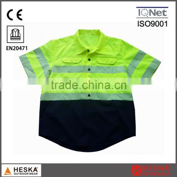 high visibility heat transfer tape EN20471 reflective shirt