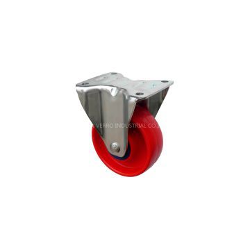 5inch Red 200KG Fixed PP Industrial Caster