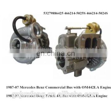 K27 OM442 engine Turbocharger 0040962199 53279706425 for Mercedes Benz Commercial Bus