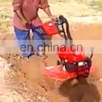 Walking hand tractor mini power talangana 4hp gasoline tiller