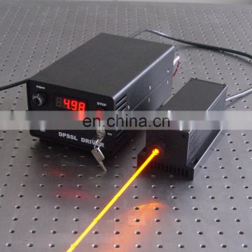 200mW Single Longitudinal mode 589nm yellow laser for Holography