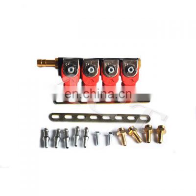 4 Cylinders injector rail for gas car for motorcycle lpg kit gas injection system kit injector rail
