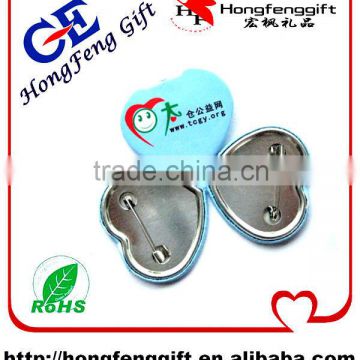 2014 gold supplier retractable badge holder,pin fasteners for badges