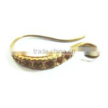 2014 New hot sale brass ear posts jewelry accessory finding earring