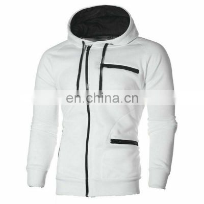 Hoodie for men black with gray sleeves fleece custom hoodie high quality pullover hoodie Top Ranked selling