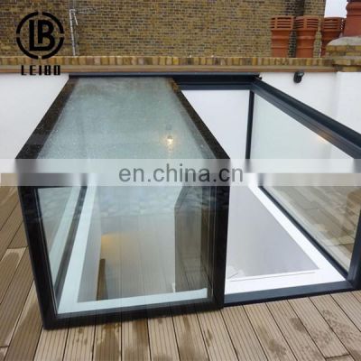 Automatic Commercial Sliding Skylight Patio Enclosure Restaurant Retractable Telescopic Roof System For Rooftop Bar