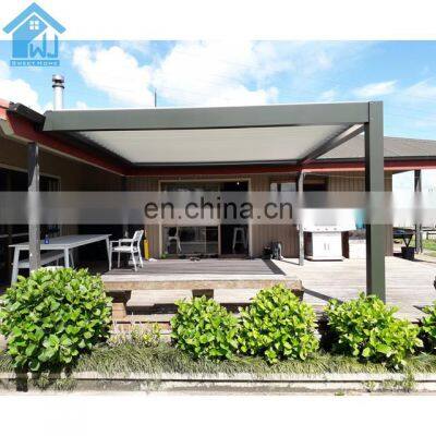 Factory Directly Sell Garden Furniture Pergola Metal Frame Opening Louvre Roof aluminum bioclimat pergola