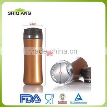 370ml leakproof stainless steel vacuum thermo mug with filter BL-8060