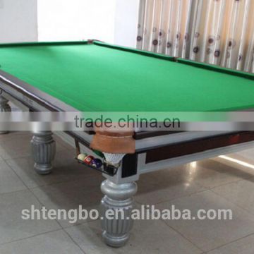 Factory price MDF snooker pool table made from rubber wood from kerala for adults