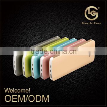 Five colors 9000mAh real capacity new mobile power bank battery charger