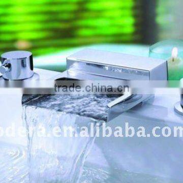 Hot Style! Solid Brass Chrome Waterfall Bathtub Faucet For Bathroom