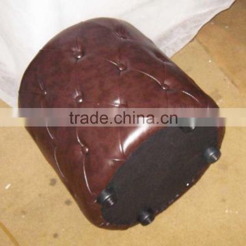 customized leather ottoman FT-016#