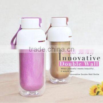 Unique Double Walled Insulated Stainless Steel drinking Bottle