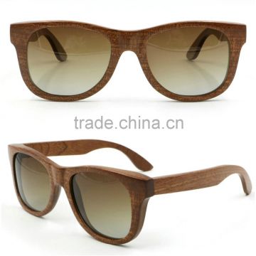 Sapele wooden frame sunglasses wholesales manufacturer China sunglasses factory