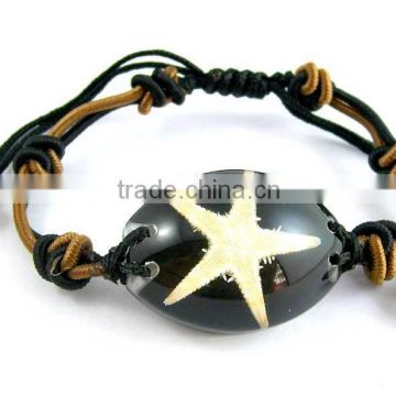 Promotional Adjustable Best Womens Leather Bracelet from Yiwu Factory